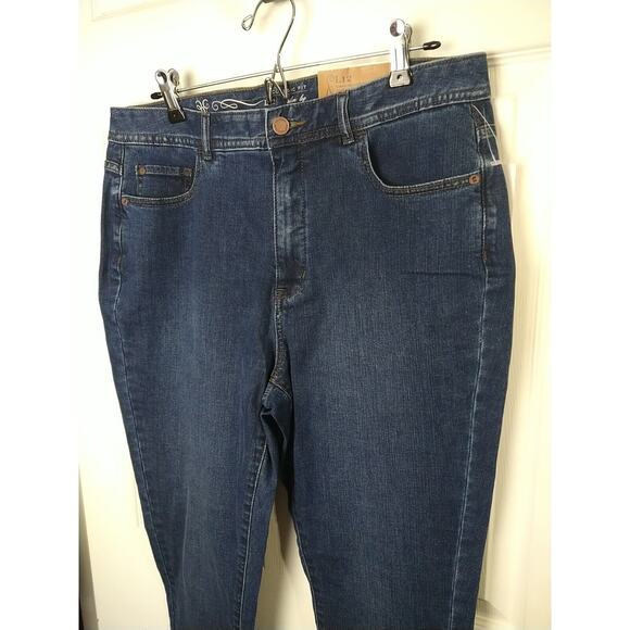 Cold Water Creek Woman 12L Jeans blueClassic Shaping Slim Leg Shaped Hips Casual - Picture 2 of 11